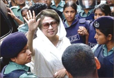 Khaleda Zia taken to central jail