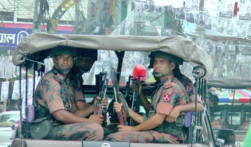 BGB deployed in Rajshahi, Barishal, Sylhet cities ahead of polls