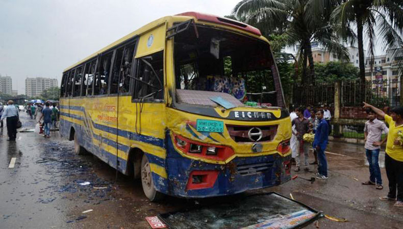 Bus kills 2 college students on Airport Road