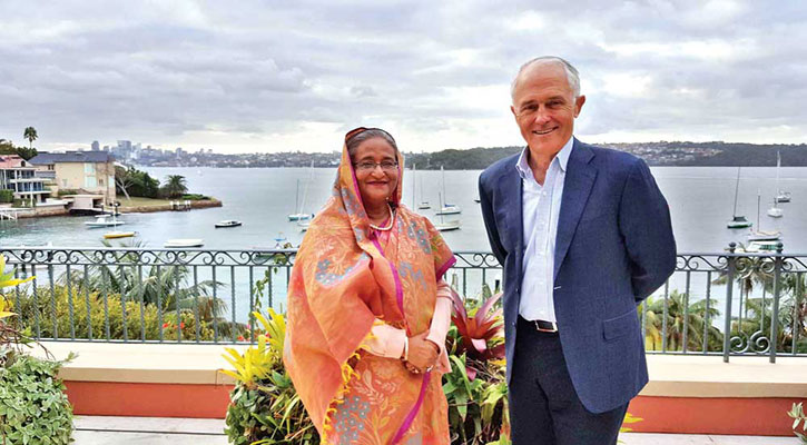 Australian PM sends letter to Sheikh Hasina