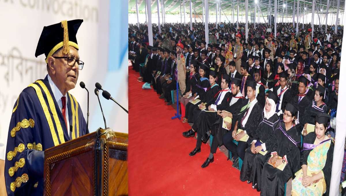 President urges DU graduates to engage in nation-building works