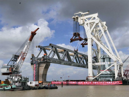 PM to visit Padma Bridge construction site Sunday