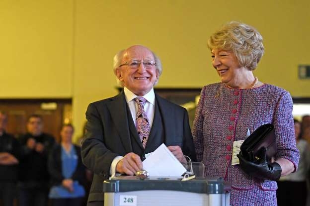 Irish President Michael Higgins wins second term