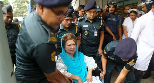 Khaleda's jail term extended to 10yrs from 5