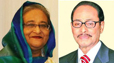 Ershad sends letter to PM for dialogue