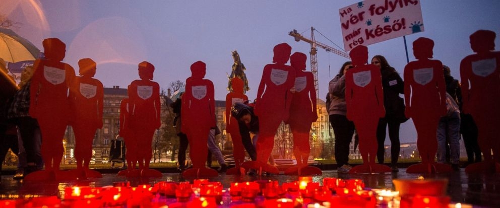 Thousands use UN day to protest violence against women