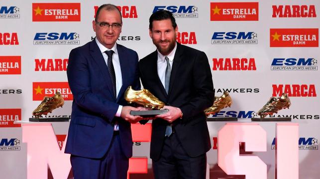 Messi leaves behind Salah-Kane to win record Golden Shoe