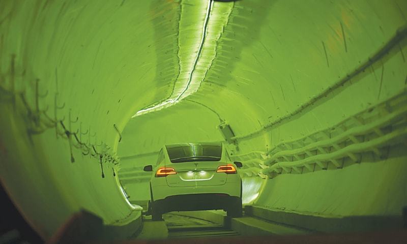 Musk bores tunnel to revolutionise city driving