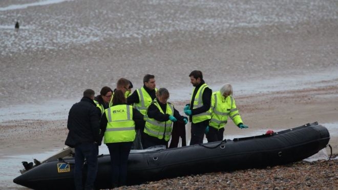 Two held over Channel migrant crossings