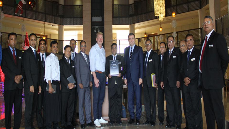 Radisson Blu Dhaka Water Garden receives Safehotels Executive Level Certificate again