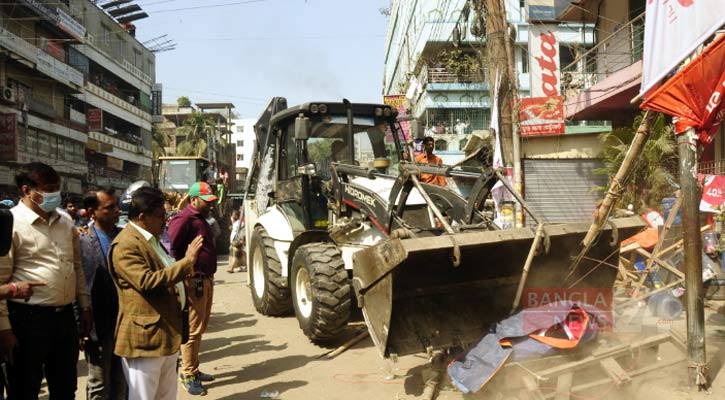 DNCC conducts eviction drive in Mirpur