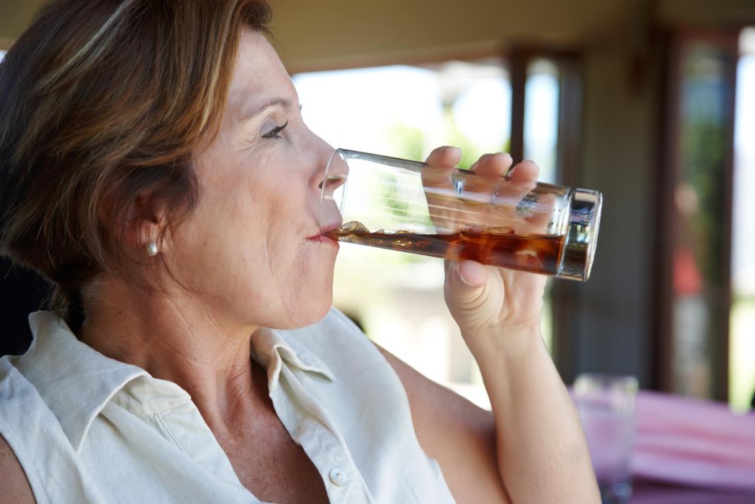 Diet drinks linked to a higher risk of stroke after the menopause