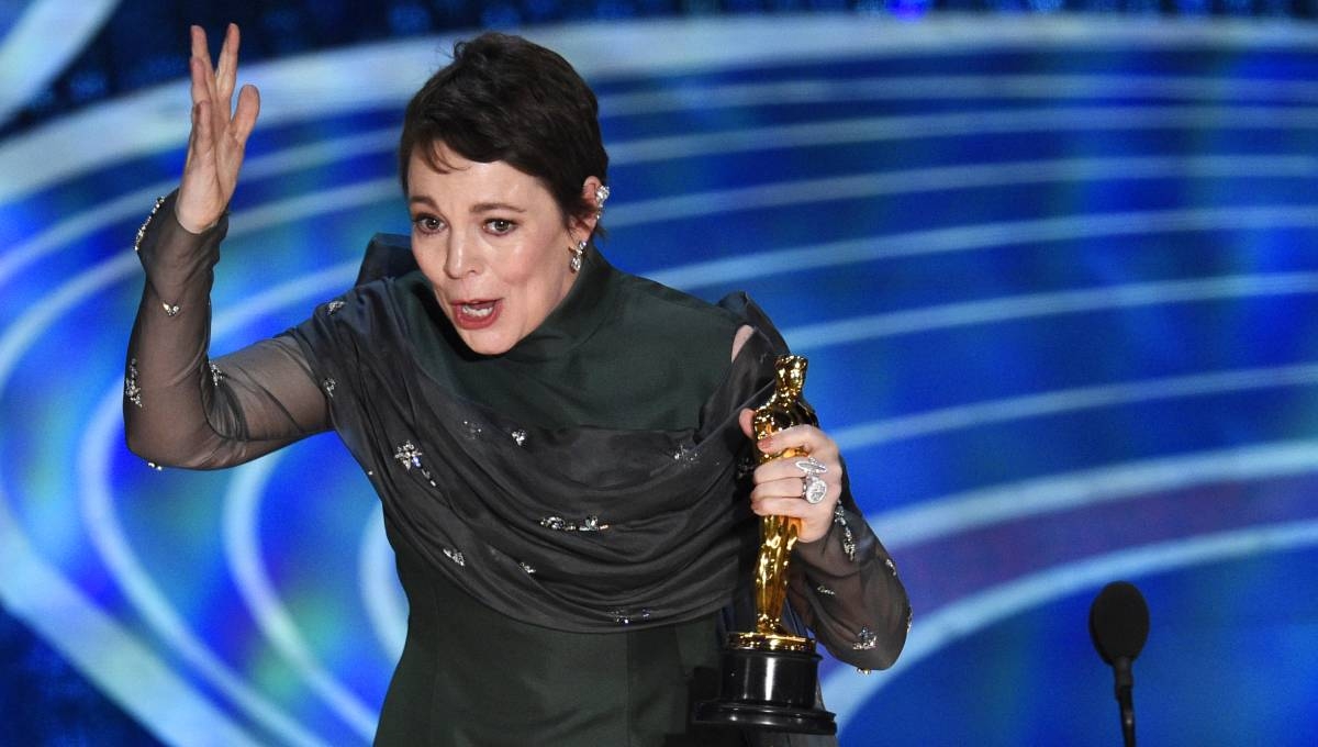 Olivia Colman wins surprise best-actress Oscar over Close