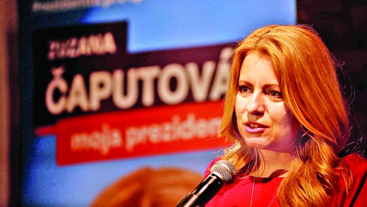 Caputova wins first round of presidential race
