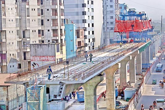 38.53pc work of phase-1of metro rail completed