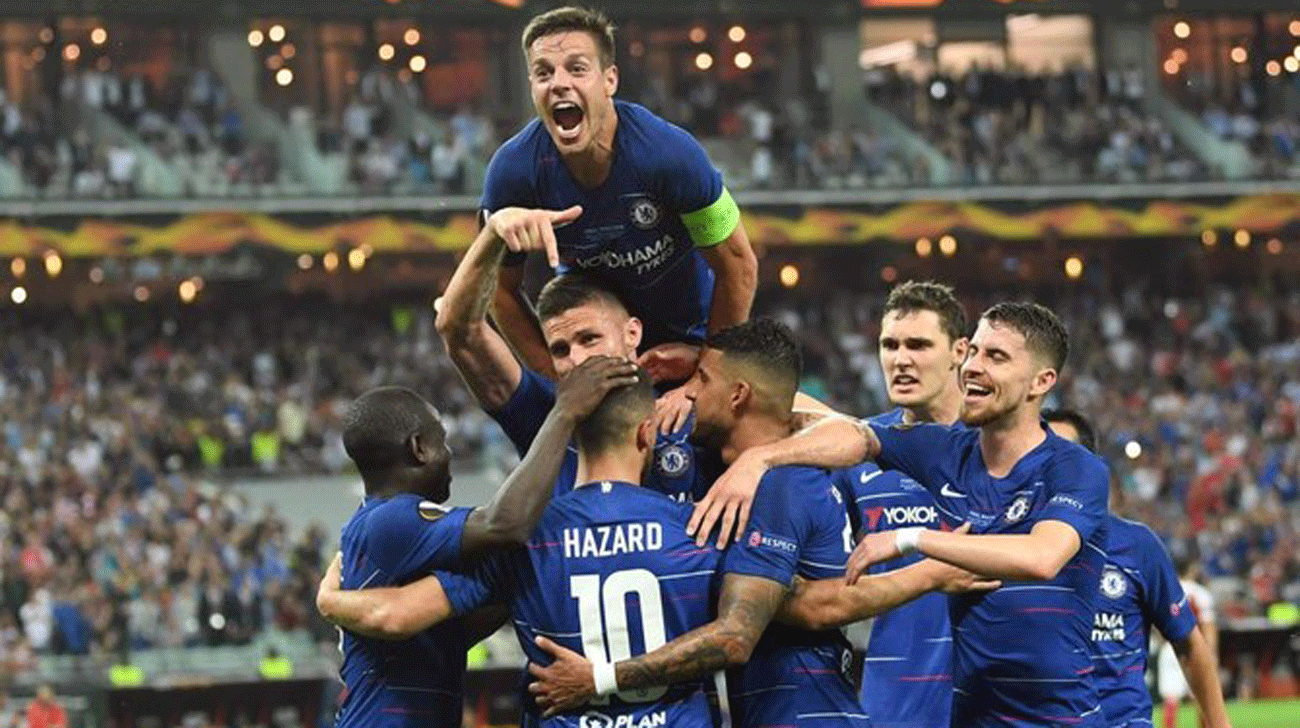 Chelsea hammer Arsenal to win Europa League title