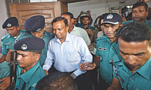 DIG Mizan shown arrested in bribery case