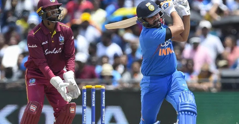 Sharma leads India to 167-5 in second T20 against Windies