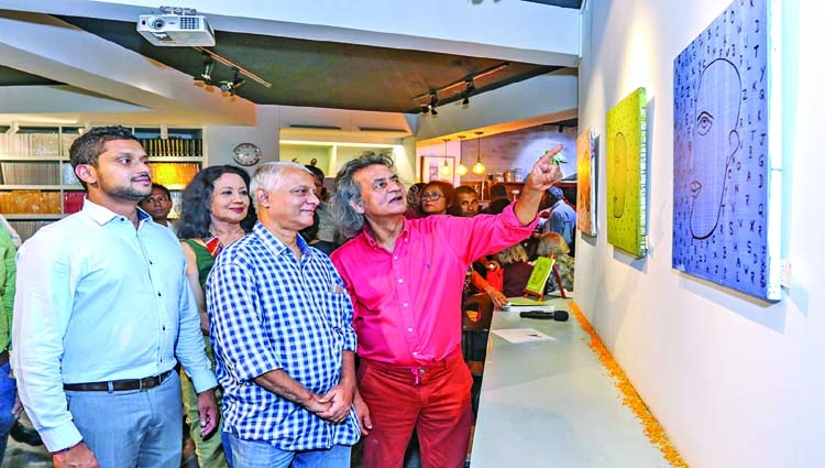 Kolkata artist Sukhamoy's solo exhibition kicks off at Cosmos Atelier71