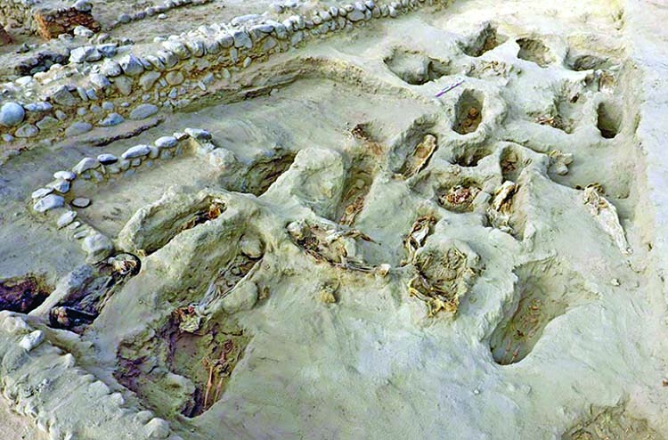 Archeologists find remains of 227 sacrificed children