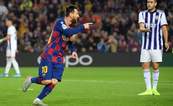 Messi fit and firing in Barca demolition of Valladolid