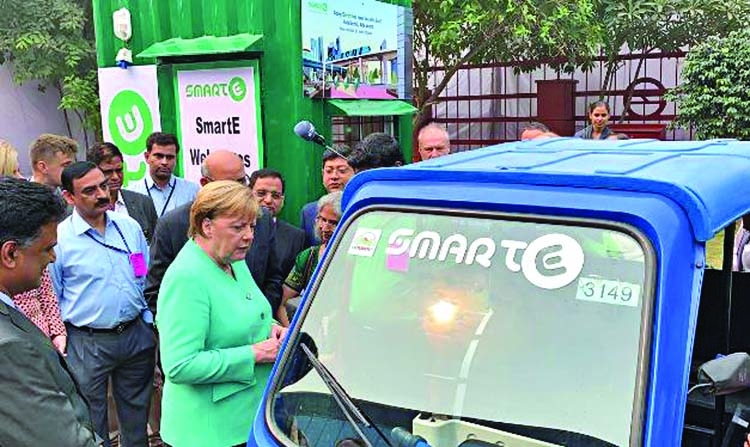 1m electric car charging points by 2030: Merkel