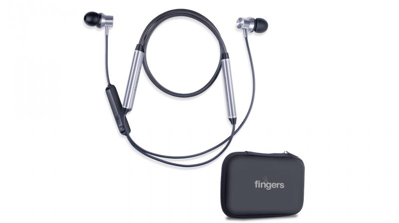 FINGERS launches new neckband earphones with 300 hours standby time