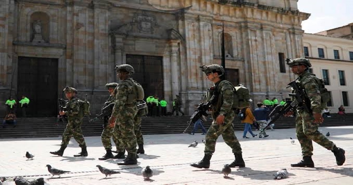 Colombia maintains heightened military presence in capital