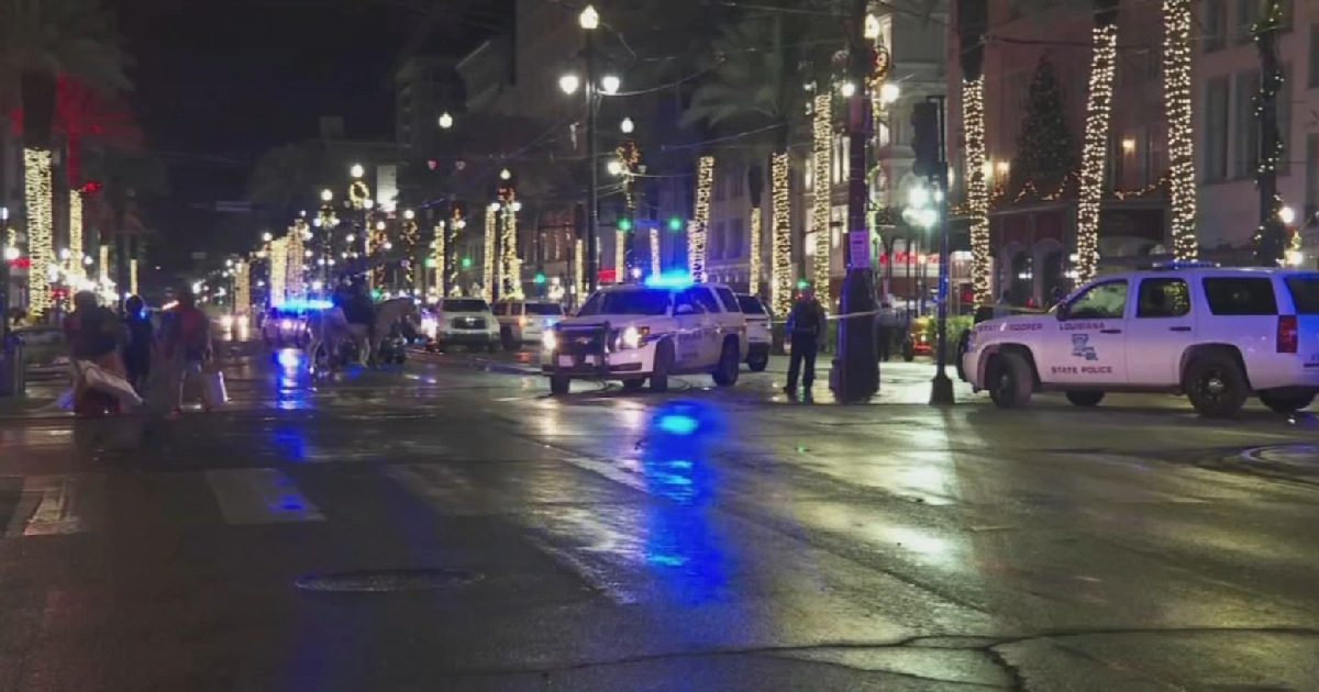 10 wounded in shooting near New Orleans' French Quarter