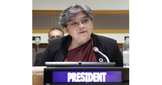 Ambassador Fatima elected President of UNICEF Executive Board