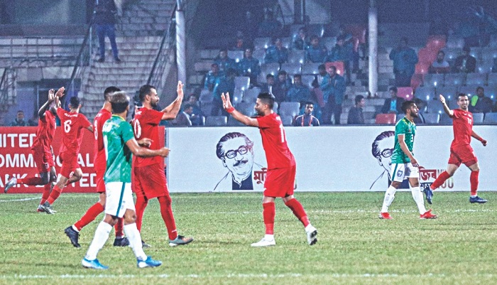 Palestine beat Bangladesh by 2-0
