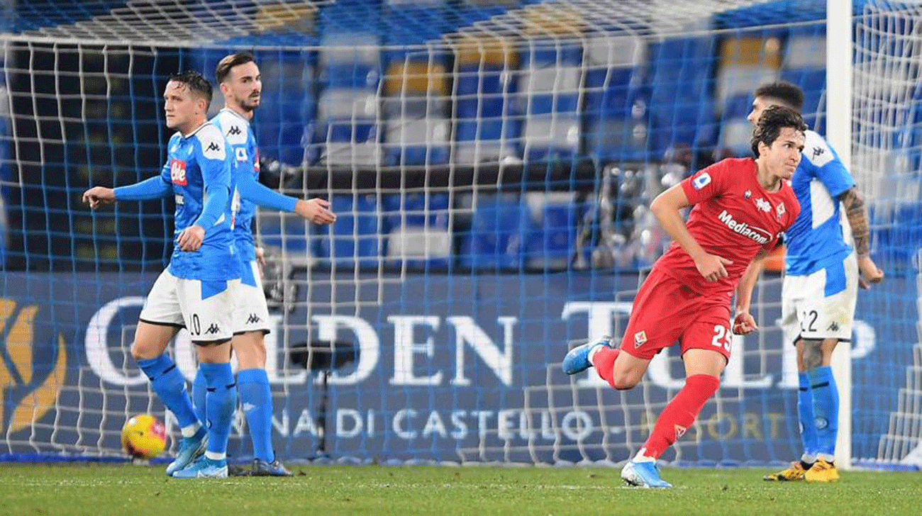 Fiorentina beat Napoli to continue Gattuso's nightmare start