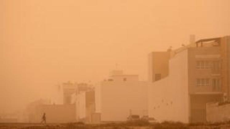 Canary Islands engulfed by Saharan sandstorm