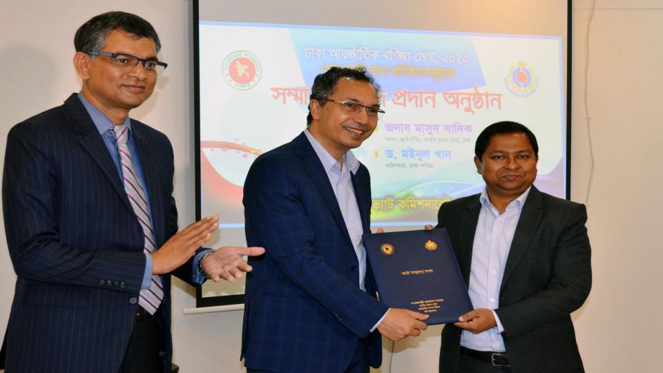 Hatil receives award to be highest vat paying company