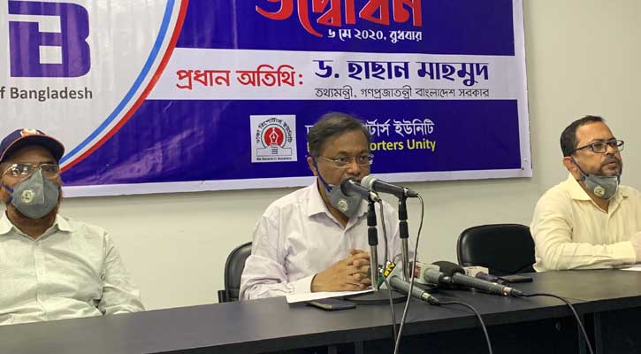 Journalists risking lives to perform duties during pandemic: Hasan