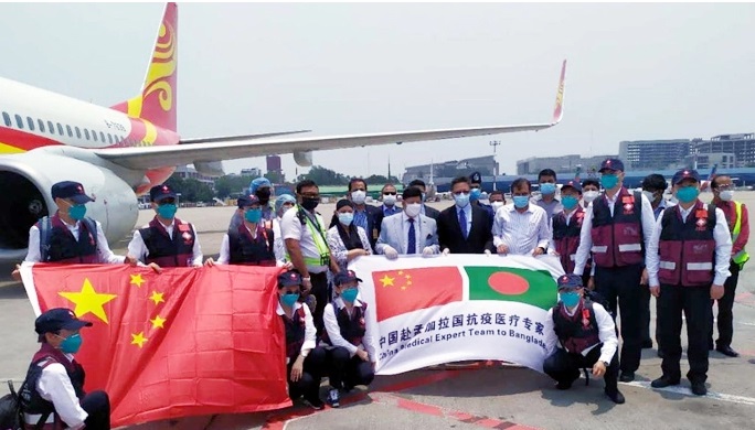 China medical team in Dhaka