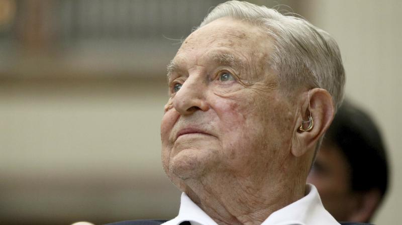 Online conspiracy ads goal liberal billionaire George Soros above black protests