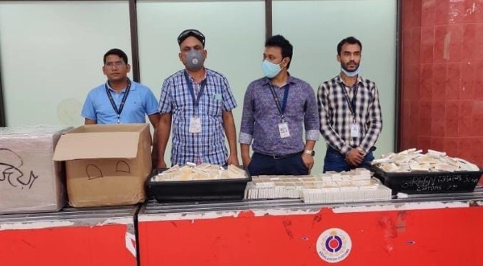 300 cartons cigarettes worth Tk 9 lakh seized at Dhaka Airport