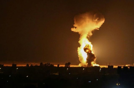 Israel strikes Hamas positions in Gaza over fire balloons