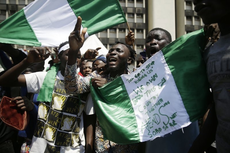 Protesters 'shot dead' in Nigeria's biggest city