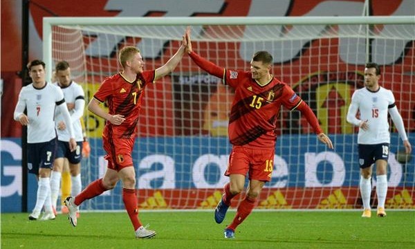 Belgium ease to comfortable 2-0 win over England