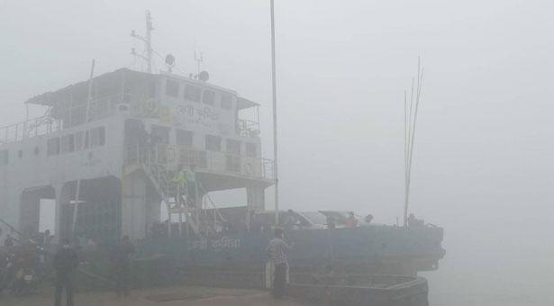 Ferry services suspended about 3 routes because of dense fog