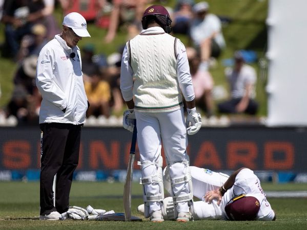 Windies reeling as New Zealand take four quick wickets