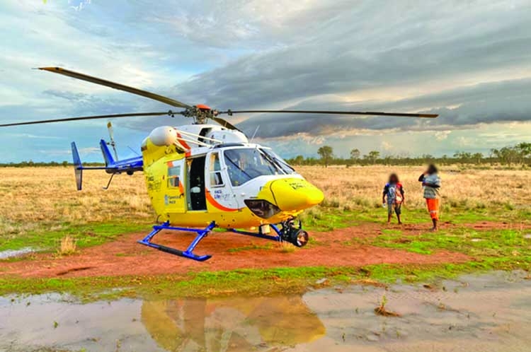 Two rescued from Australia's  flooded Outback