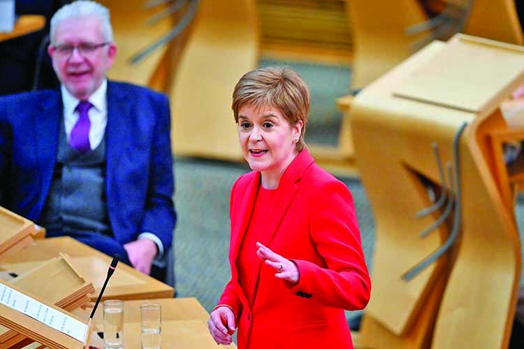 Scottish leader tells EU 'we desire to join you again'