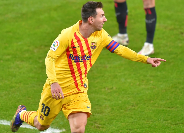 Messi scores two as Barcelona go third