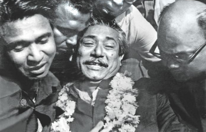 Bangabandhu’s Homecoming Day noticed with due respect