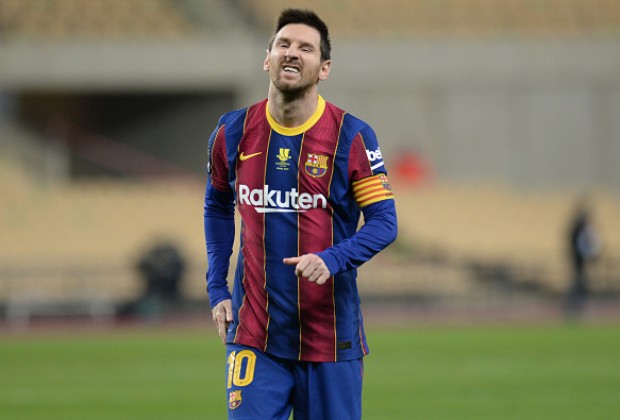 How Messi Reacted To Red Card & Supercopa Defeat