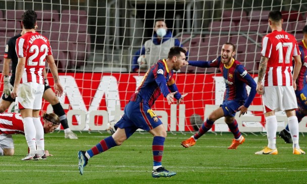 Messi hits goal 650 as Barca get revenge on Athletic