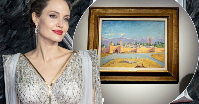 Angelina markets rare painting by Churchill for USD 9.75 million